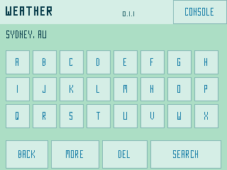 Touch search keyboard for saved weather locations (light theme, public renderer fixture)